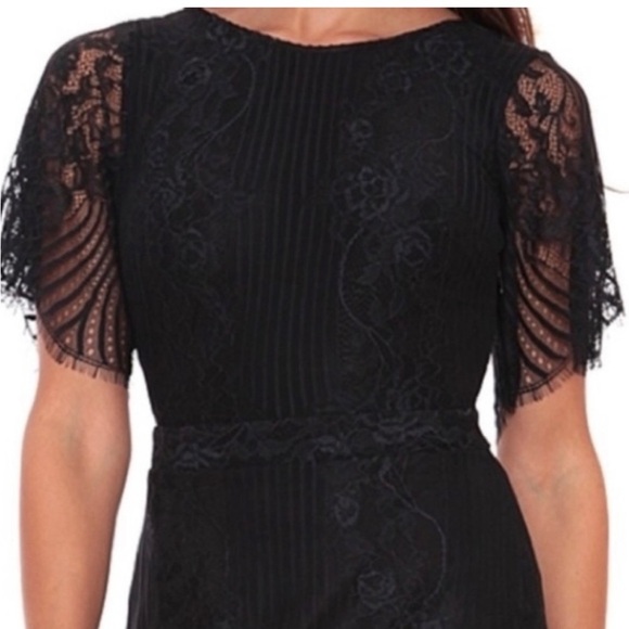 For Love and Lemona San Marcos Lace Black Mini Dress Size Small - Picture 13 of 14